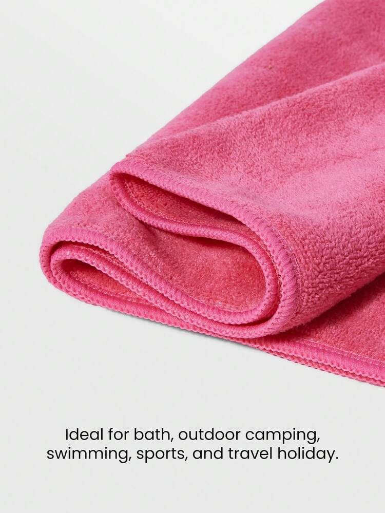 Sweat-Wicking Skin-Friendly Coral Fleece Towel Training Gym Holiday Swimming