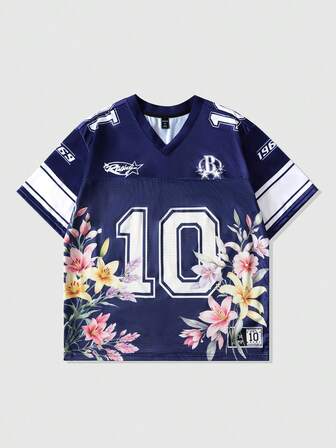 Street Life T-shirt de sport à manches courtes pour hommes, patchwork en tissu maille, été