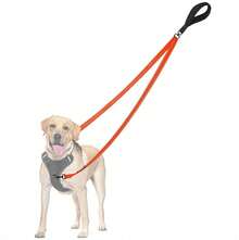 Two Point Control Dog Leash, Works With No Pull Harnesses, Dog Training Leashes, No Pull Padded And Reflective Walking Lead, Converts To Single Leash For Medium Large Dogs - Multicolor - View 8