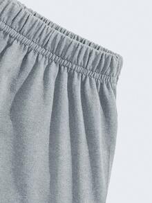 EURMUSE Men's Casual Comfortable Printed Long Sleeve T-Shirt And Pants Pajama Set - Grey - View 3