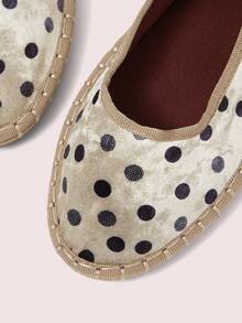 CUCCOO DOLLMOD Giày bệt nữ màu cam sáng, thanh lịch, cổ điển, thoải mái, xếp ly, kiểu Mary Jane bằng nhung. - Điểm sóng Kaki - Xem 7