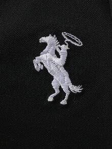 Souflis Souflis 2pcs Baby Boys Elegant Gentleman Knit Short Sleeve Polo Shirt, Summer - Multicolor - View 4