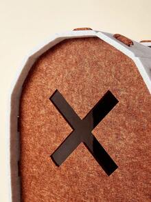 PETSIN 1 Piece Size 52x30x30 Scratch-Resistant Non-Shedding Double-Layer Design 2 In 1 Cat Bed With Scratching Post Sturdy Construction Anti-Bottom Easy To Assemble Reusable Felt Material Neutral Gray And Black Cat House New Pet Bed For Cats Ideal For Cat Owners As A Christmas Gift - Multicolor - View 7