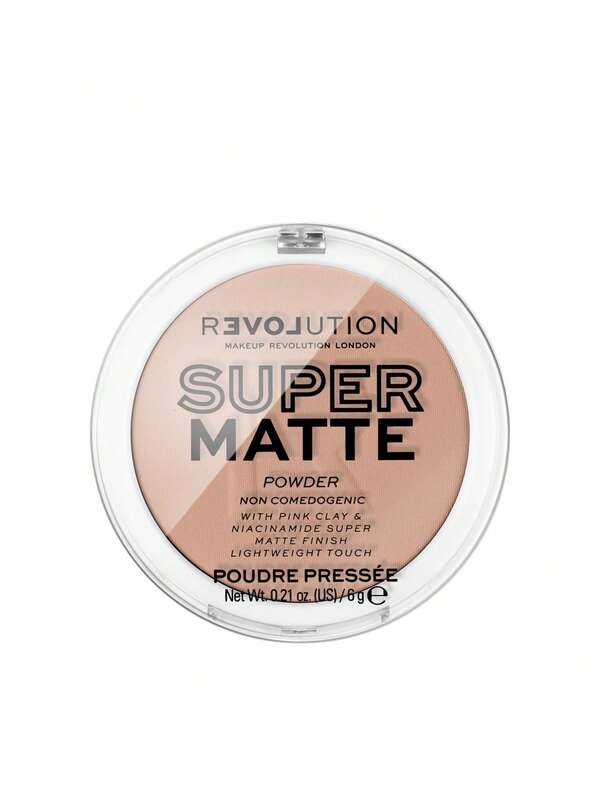 Makeup Revolution بودرة مضغوطة فائقة المات لون بيج 6 جرام