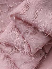 DAZY Women's Elegant Textured V-Neck Faux Pocket Camisole And Skirt 2-Piece Set, Summer - Pink - View 7