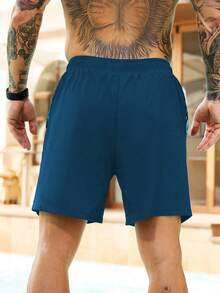 Surfspeed Men's Casual Printed Boxer Lining Drawstring Beach Shorts - Multicolor - View 2