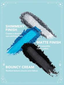 SHEGLAM Ambitious Aquarius Palette 8 色閃光金屬霧面眼影盤銀藍色高光澤高顏料持久可混合奶油眼影紫色眼影 品牌 美容 化妝 化妝品 適合女性與女孩 完美搭配夏季春季 Y2K 時尚 流行 生日 母親節禮物 假期 派對準備就緒 最佳顏色 - AMBITIOUS AQUARIUS - 查看 7