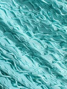 Soleia Women's Beach Vacation Starfish Print Bikini Bottom - Blue - View 7