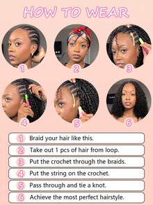 Boho Braids Human Crochet Hair In 100% Remy Human Hair Feather Line Crochet Hair Braids Salon Silky Seamless Invisible Natural Black Color For Thin Hair Woman Micro Pre Looped Crochet Human Hair Deep Wave Extensions