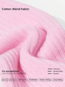 3 Pairs Socks Soft Ventilated Mesh With Embroidered Logo Gym Workout Daily - White+Light Grey+Pink Frosting - View 4