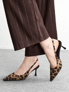 CUCCOO BIZCHIC Leopard Print Women's High Heels - leopard print - View 1