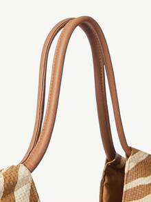 SHECARRY 女士全印花手提包，适合休闲和度假使用 - 彩色 - 查看 4