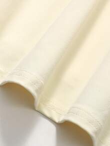 SHEIN Tween Girls Dresses - Strapless Pale Yellow Summer Casual Apricot Long Dress Maxi Dress Summer Yellow Dress Strapless Dress Wedding Guest Dress Ruched Dress Bridesmaid Dress Lemon Dress - Yellow - View 5