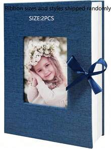 1 Pc Photo Album, 4x6 100 Pockets, Linen Cover, Slip-In Photo Pockets, Suitable For Wedding, Family, Anniversary, Vacation, Gift, Birthday Gifts Graduation - Multicolor - View 18