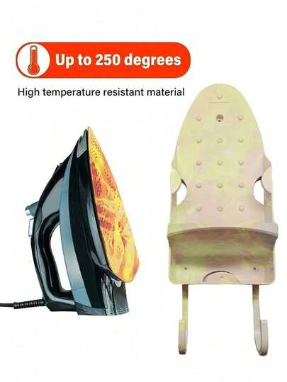 1 Stück Eisenregal, Bügelbrett, Haken, Bügeleisen-Regal, Aufbewahrung, Bügeleisen-Eimer für den Haushalt, Aufhängehalterung, universelle Bügeleisengröße