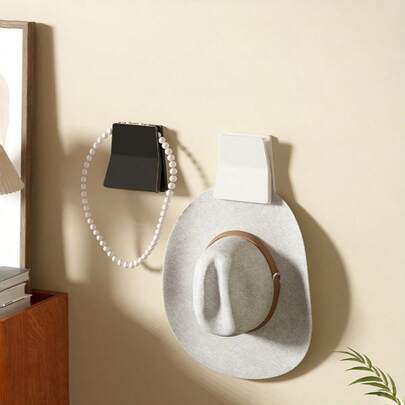 Madebyblanc Multi-Purpose Sealing & Hanging Clips, Strong Adhesive No-Drill Wall Mounted Storage Clips For Kitchen Food Bags And Bathroom Organization, Secure Clamp-Style Clip For Sealing Snacks, Hanging Hats, Caps, And Holding Toothpaste Tubes, Space-Saving Cabinet And Wall Organizer For Pantry, Laundry Room