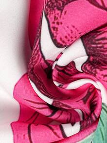 Rometta 大码女式法式浪漫优雅印花无袖吊带系带连衣裙，适合春夏、返校、毕业典礼、假期、情人节、音乐节、母亲节、万圣节、感恩节、复活节、国庆节、舞会、约会、派对、婚礼、户外活动等场合。 - 彩色 - 查看 5