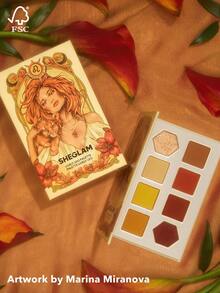 SHEGLAM Lively Leo Palette 8 色閃光霧面眼影盤大膽黃橙閃亮金色高顏料持久可混合專業眼影眼影 品牌 美容 化妝 化妝品 適合女性與女孩 完美搭配冬季春季 Y2K 時尚 流行 生日 情人節禮物 假期 派對準備就緒 最佳顏色 - LIVELY LEO - 查看 4