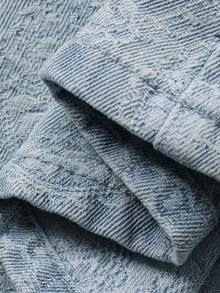 Livesso Quần jeans nữ màu sáng, kiểu dáng thường ngày, họa tiết hoa điều. - Màu xanh nhạt - Xem 7
