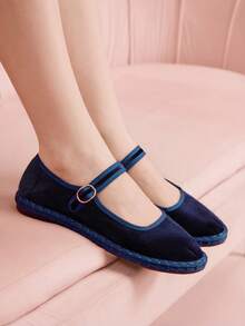 CUCCOO DOLLMOD Zapatos planos versátiles y casuales para ir al trabajo - Azul - Ver 7