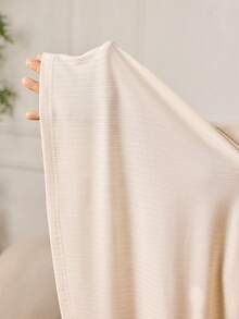 Modelyn Women's Elegant Solid Color Asymmetric Collar Dress, Summer Elegant Dress Women Women's Elegant Dress Photoshoot Dress Women Champagne Women Dress Luxury Dress For Women - Beige - View 6