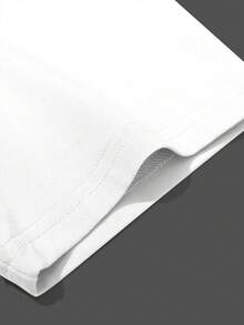 Manfinity Homme 男士摩托车及人物印花圆领短袖休闲T恤 男装 图案T恤 3D印花T恤 男士设计师T恤 摩托车T恤 越野摩托车T恤 - 彩色 - 查看 4