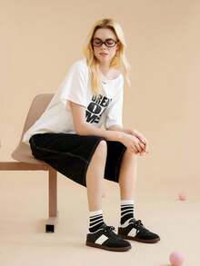 CUCCOO EASI 女士休闲百搭简约通勤鞋，圣诞节必备 - 黑色2 - 查看 8