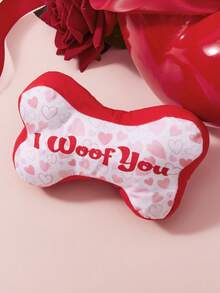 PETSIN Đồ chơi gặm nướt bằng vải nhung cho chó, món quà lý tưởng cho ngày Valentine. Bền chắc và phát ra âm thanh giúp giảm căng thẳng khi mọc răng ở cún con. Họa tiết trái tim dễ thương, màu hồng và đỏ. Món quà Valentine hoàn hảo cho chó nhỏ, vừa và lớn. - Nhiều màu - Xem 5