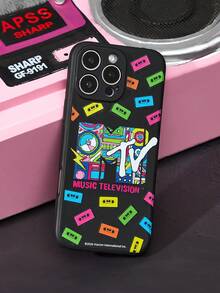 MTV | SHEIN Black Phone Case Cover, Suitable For IPhone 11 - 17 Pro Max
