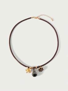 Glisma Women's Pendant Necklace, Fashionable And Versatile For Everyday Wear,Valentine's Day,Gift - Multicolor - View 2