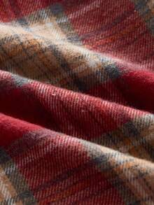 HIMLAND Men's Casual Plaid Drawstring Waist Pants - Multicolor - View 6