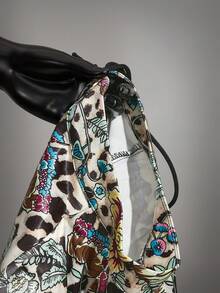 SHEIN ICON Đầm sườn xám dáng chữ A ôm sát, cổ giọt nước, khoét rỗng, kiểu retro Y2K, chất liệu satin, cỡ lớn. - Nhiều màu - Xem 11