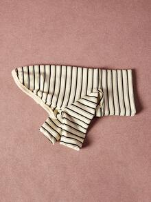 PETSIN Pawparrel Striped Long Sleeve Warm And Comfortable Sweatshirt, Autumn/Spring