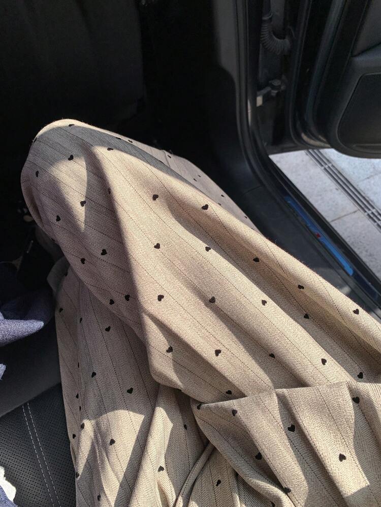 Women's Casual Woven Polka Dot Loose Fit Pants