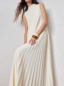 ZEYLAH 简约宽松褶裥长连衣裙，春季