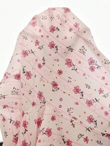 CottageSlumber 女士碎花翻领开衫短袖睡衣套装 - 粉色 - 查看 8