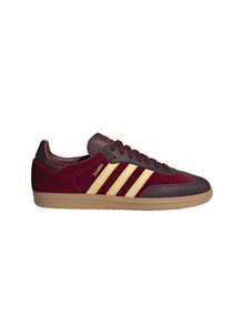 Adidas Samba OG Women's Shoes Shadow Red / Maroon / Gum JS1394 - 暗紅色/栗色/口香糖色 - 查看 1