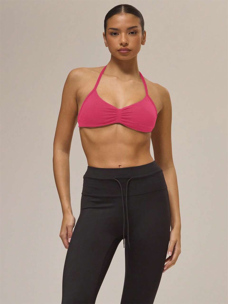 Active Ruched Halterneck S Bra Mixed Colour 3 Multipack Set