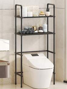 Madebyblanc 1个装 2-3层卫生间收纳架 落地式多层多功能毛巾浴室日常用品整理架 - 彩色 - 查看 4