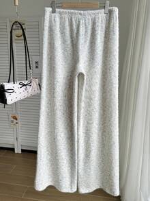 Comfortcana 大码女式抽绳腰阔腿宽松休闲裤 - 彩色 - 查看 2