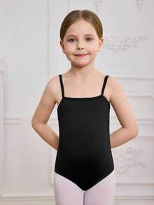 3件套少女专业优雅可爱小女孩初学者芭蕾舞紧身衣，露肩T恤连体裤和裙子，芭蕾舞训练服 - 彩色 - 查看 3