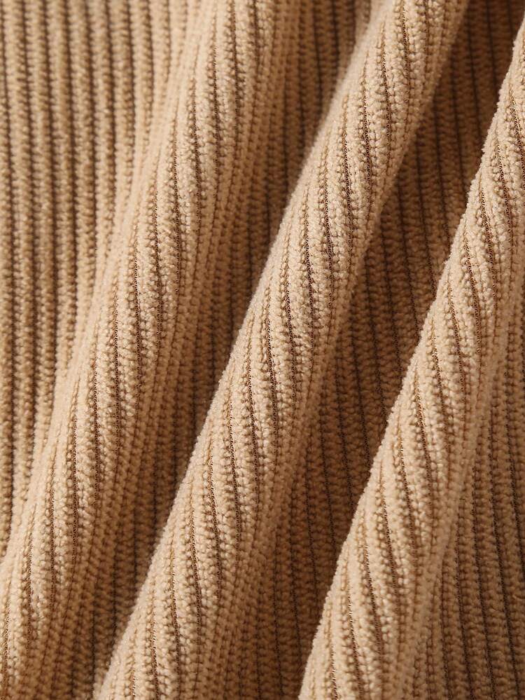 بنطلون بيبي للبنات الصغيرات بتصميم فراشة ثلاثية الأبعاد كبيرة الحجم، لون كاكي، ساق مستقيمة، قماش مخمل، ناعم ومريح، مناسب للمدرسة والتنقل والارتداء اليومي في الربيع والصيف والخريف والشتاء - كاكي - مشاهدة 7