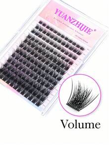 Natural Soft Handmade Segmented DIY Eyelash Extension Cluster Individual Lash Extensions Seamless Comfortable Eye Lashes Cils - Black - View 4