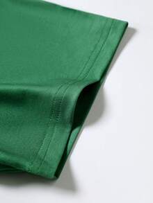 Manfinity Homme Men's Casual Everyday Commute St. Patrick's Day Clover Print Short Sleeve Polo Shirt, Summer - Multicolor - View 5