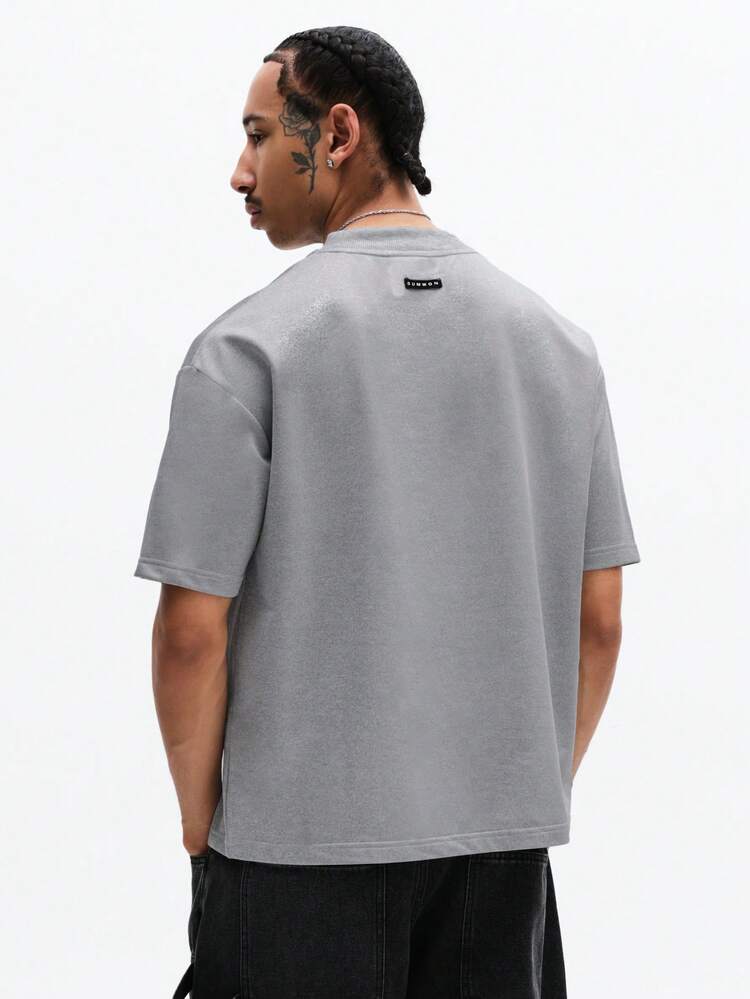 Oversized Crew Neck T-Shirt With Script Logo