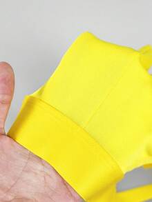 DrisQ DrisQ Men's Sexy Solid Color Hollow-Out Low-Rise G-String  Thong Jockstrap - Yellow - View 5