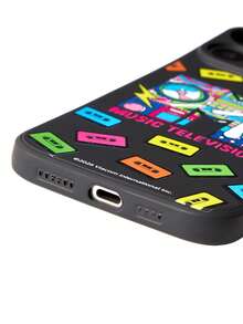 MTV | SHEIN Black Phone Case Cover, Suitable For IPhone 11 - 17 Pro Max