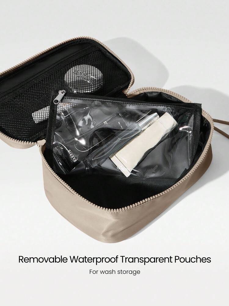 3L Sport Large Capacity Water-Repellant Essentials Zippered Kit Storage Bag Daily Casual Travel Trip  Spring Summer