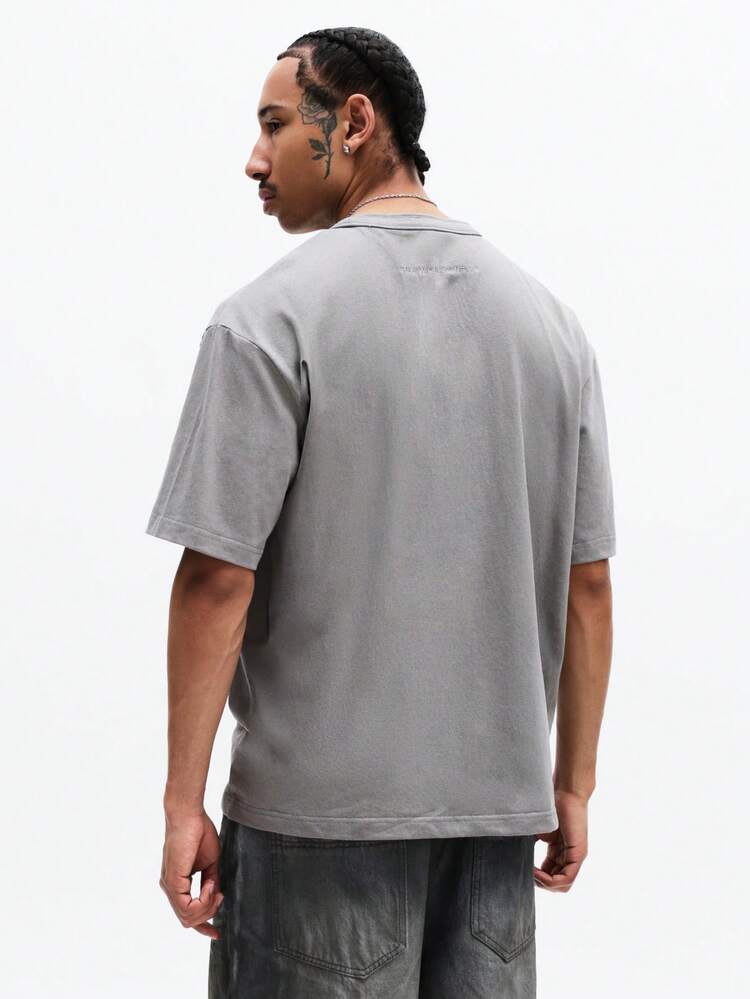 Oversized Crew Neck Cotton Tee