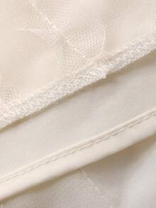 DAZY Tween Girls Crew Neck Textured Short Sleeve Midi Dress - Beige - View 6